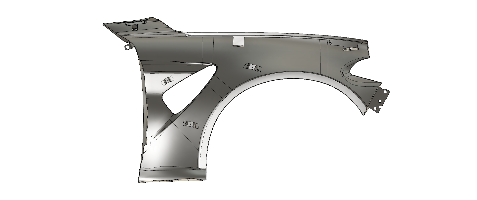 Front Fender for Giulia GTAm - view 2