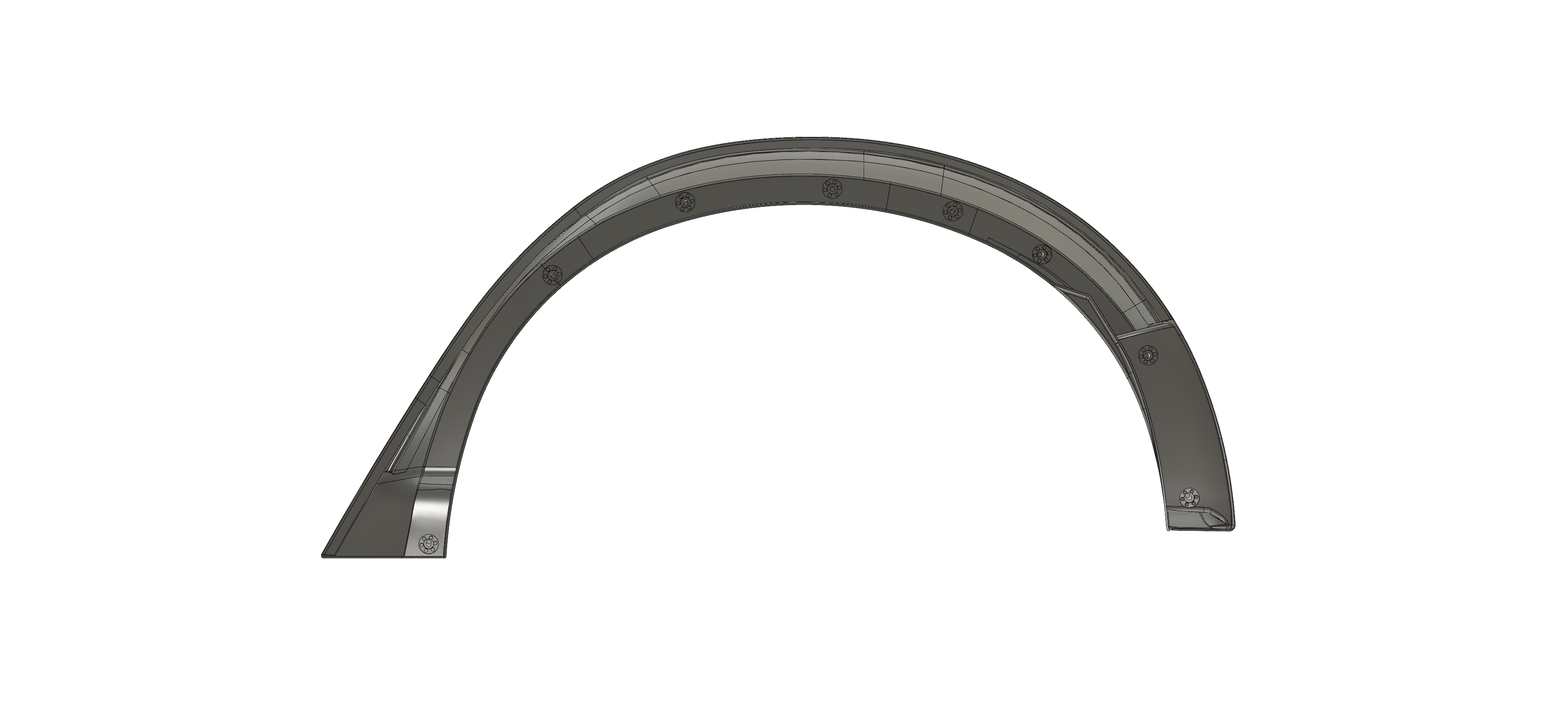 Rear Fender Arch for Giulia GTAm - view 2