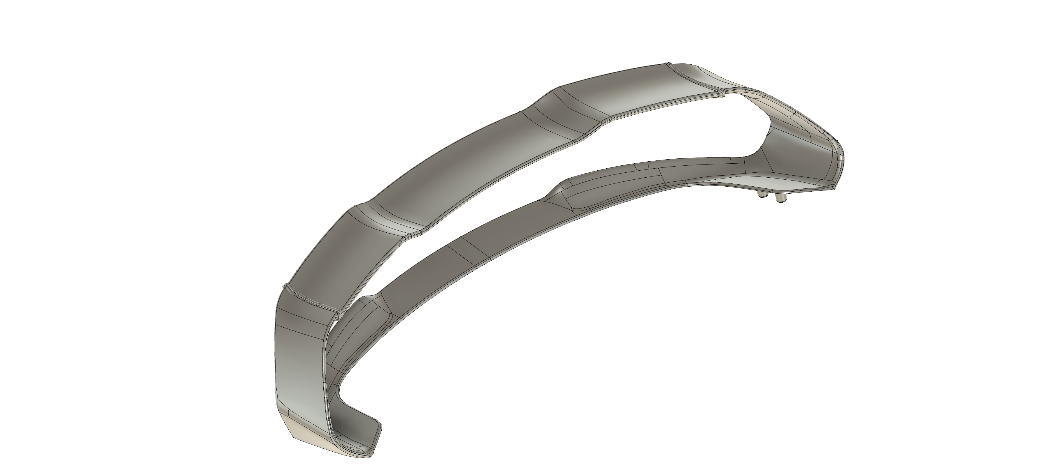 Rear Wing for Giulia GTAm - Alfa Tuning 3D model